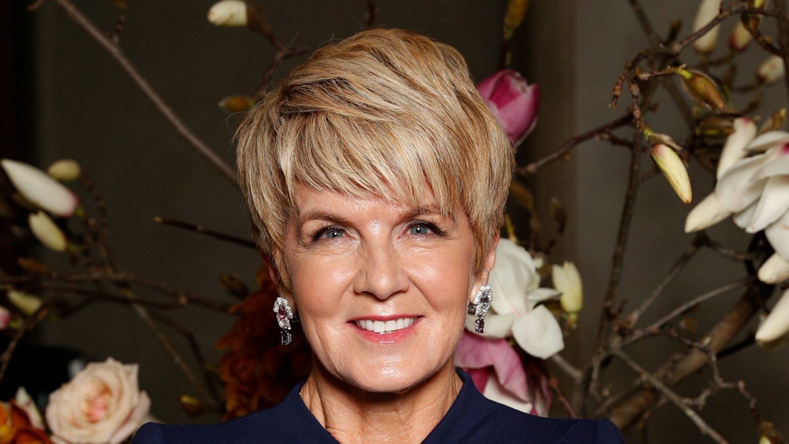 julie bishop blue dress Julie Bishop's sequin gown drew criticism, celebration