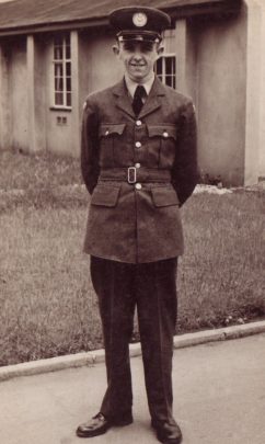 Brian in RAF uniform