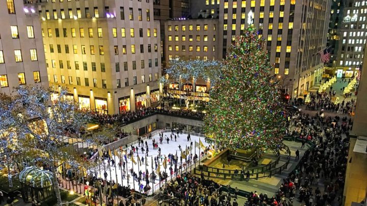One of the things Pamela and her daughter loved on their holiday was the Rockefeller Center skating rink. Source: Getty Images