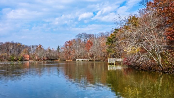 Scenic Smithville Lake in Burlington County on a late-autumn day. Source: Getty Images