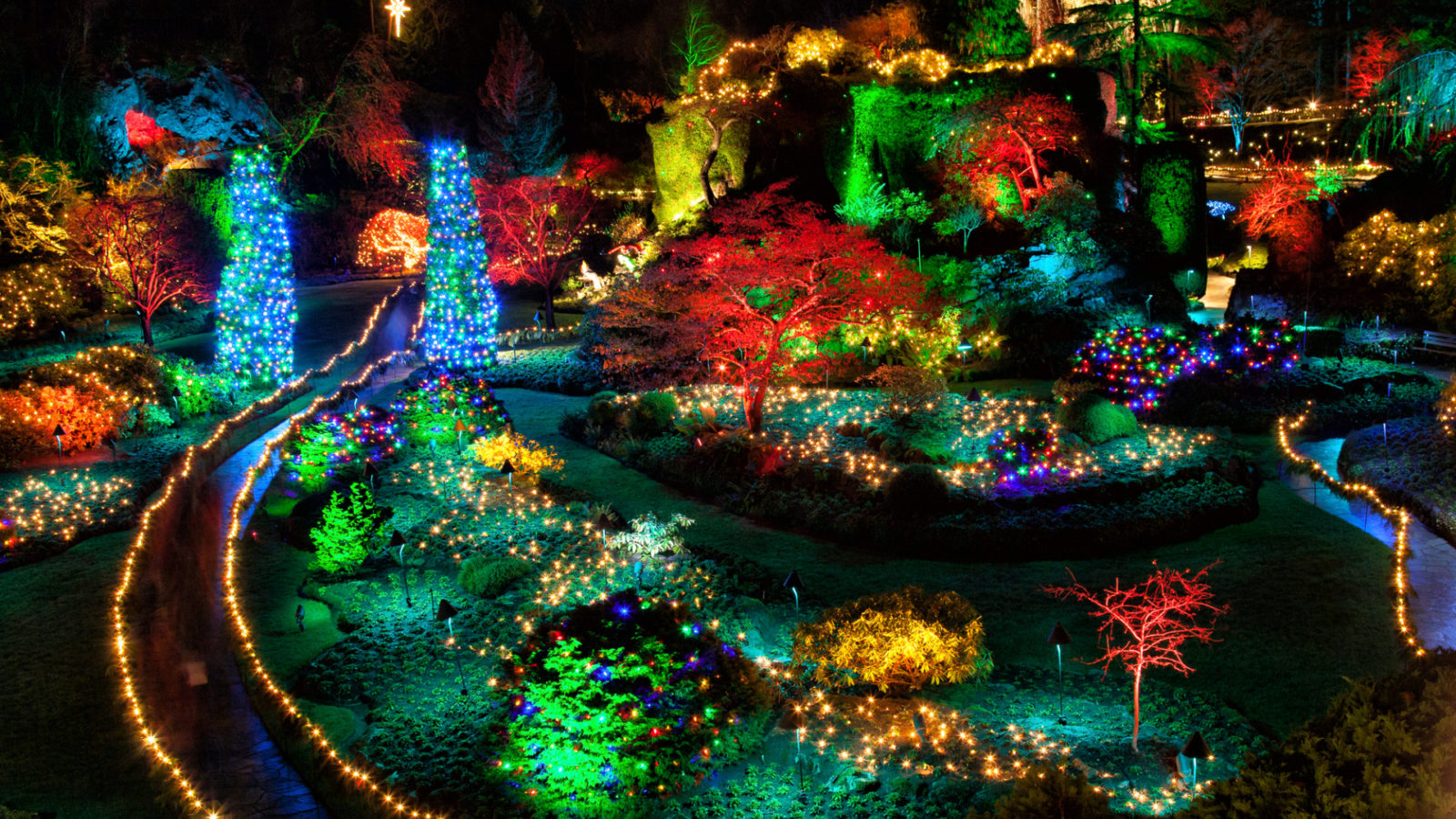 Butchart Gardens, Victoria. Source: Getty.