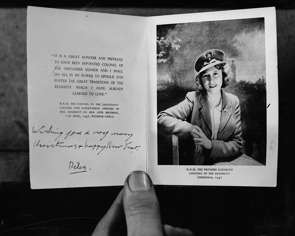 princess elizabeth christmas card 1942