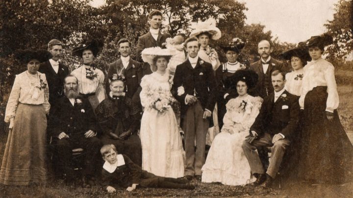 Brian Lee's grandmother's wedding