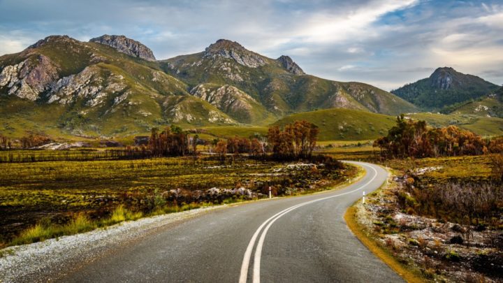 It was on a windy road in Tasmania that Gillian had a near miss. Source: Getty Images