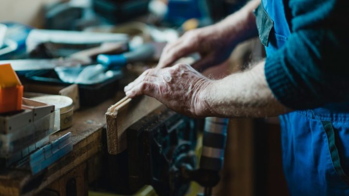 John says he can still get into the community's shed to do work, but has warned visitors about social distancing requirements. Source: Getty Images