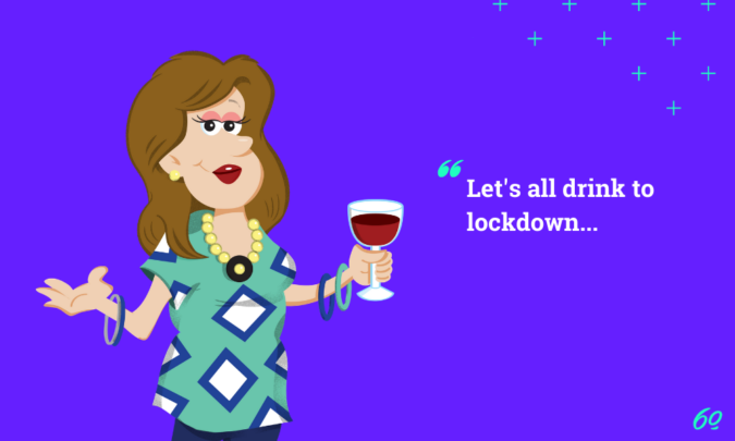 ‘Let’s all drink to lockdown’ – A hilarious poem by an over-60