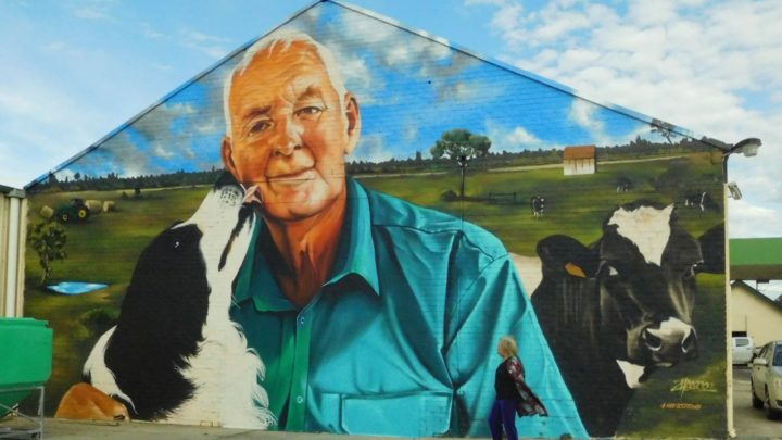 'Heesco Town' street art in Yarram
