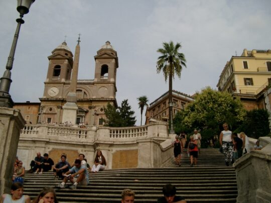Driving in Rome, Italy