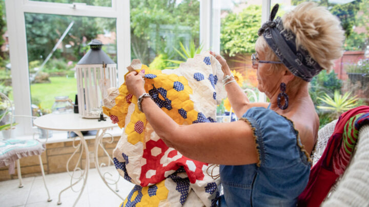 Quarantine quilts became a thing during Covid-19 lockdowns last year. Source: Getty