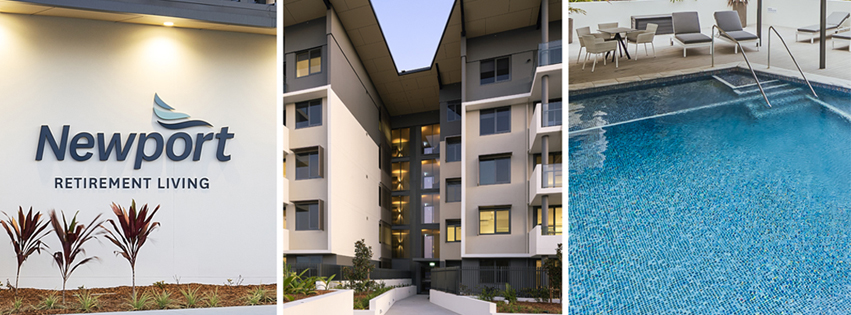 Stunning new apartments from $399k* at Newport Retirement Living