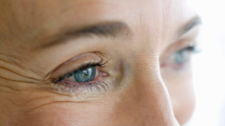 Eye floaters are considered a normal part of the ageing process. Source: Getty. 