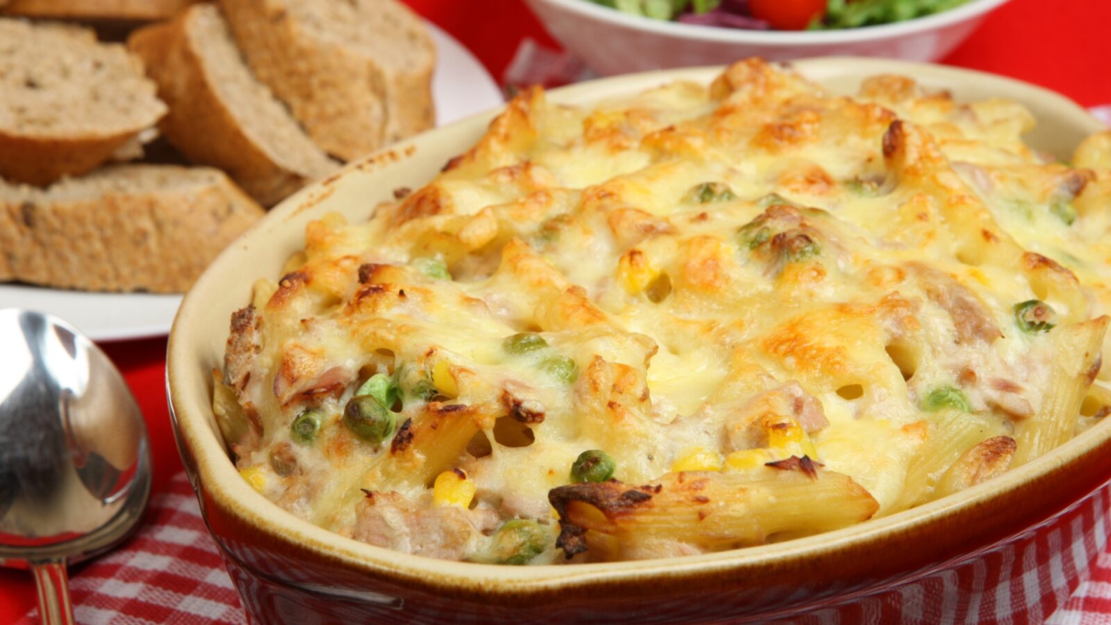cheesy tune pasta bake recipe