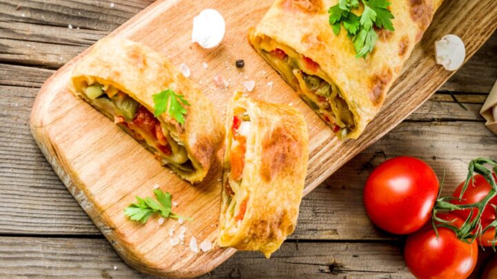 Melt-in-your-mouth tomato and eggplant strudel - Starts at 60
