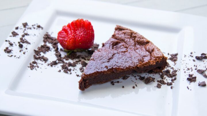 Soft and decadent magic hazelnut and chocolate cake - Starts at 60
