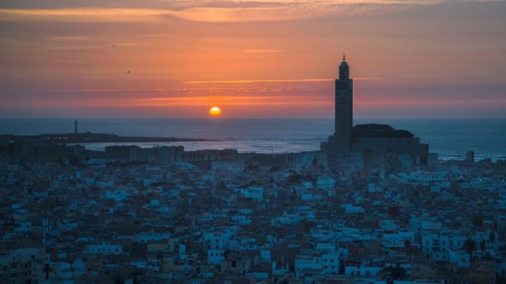 Adrienne and her daughter travelled for more than 30 hours to reach their destination - the bustling Casablanca. Source: Getty Images