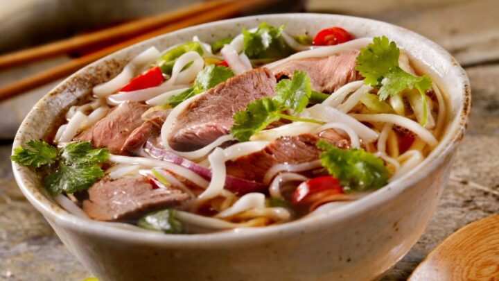 Rich and comforting beef pho - Starts at 60