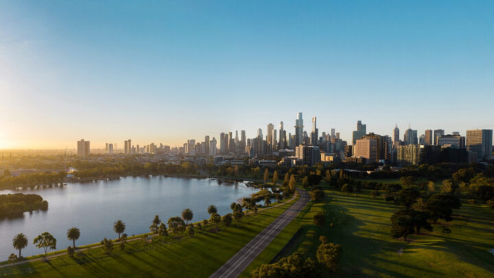 The idyllic Albert Park Lake and surrounding area provides the perfect backdrop for residents at The Grace. Source: The Grace Albert Park