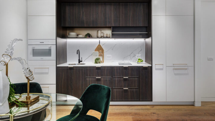 Kitchen in new Morgan Glen Iris apartment