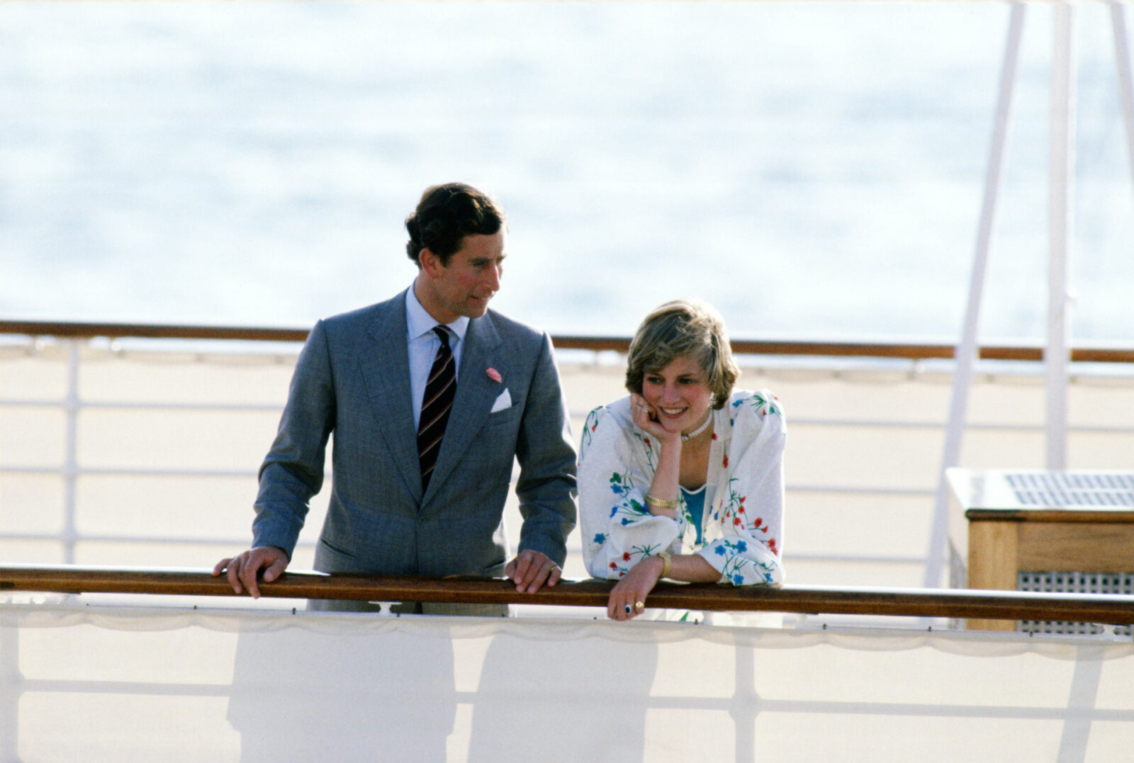 Charles and Diana honeymoon