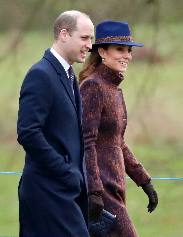 Kate and William in Sandringham