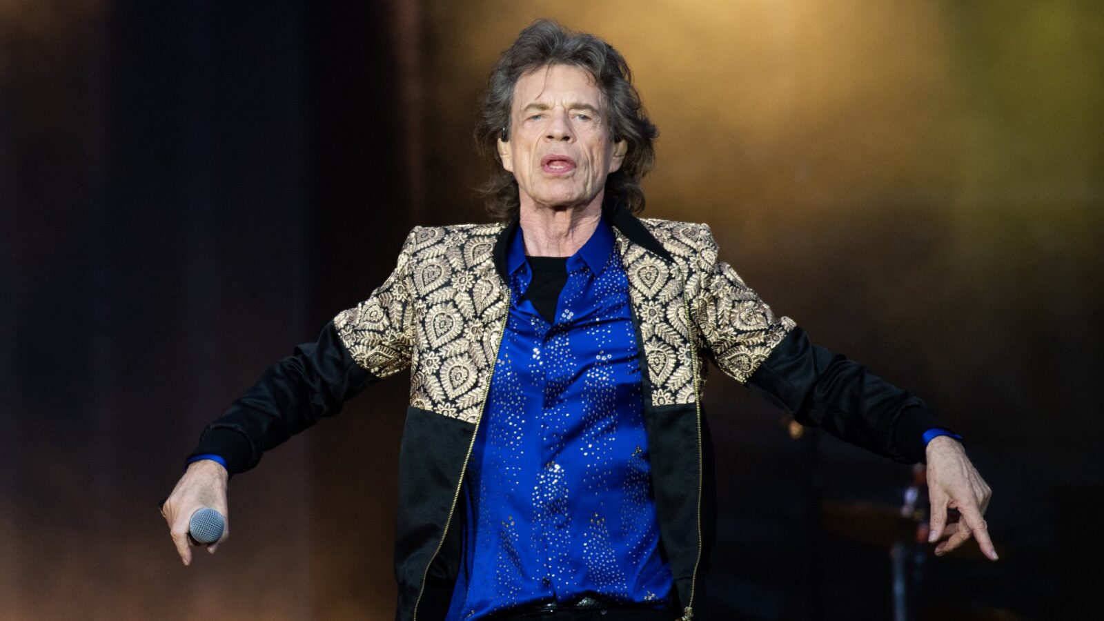 Mick Jagger on stage