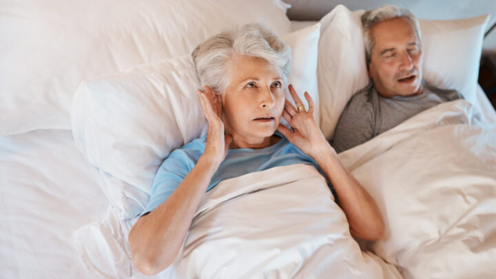 Approximately 40 per cent of men suffer from snoring, while only 30 per cent of women snore most nights. Source: Getty Images. 