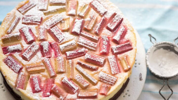 Rhubarb and date cake - Starts at 60