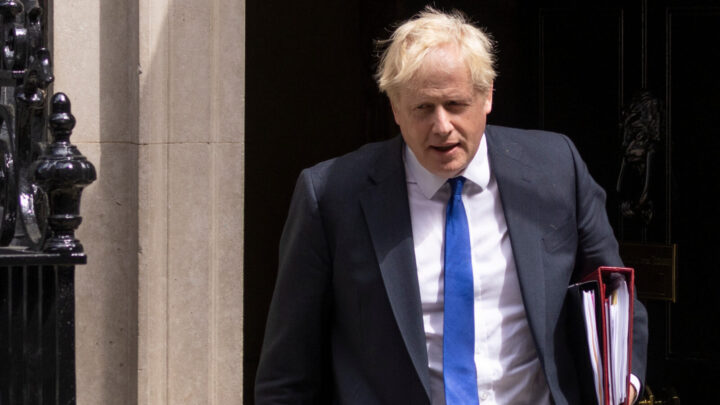 The shock resignations come just a day after the British PM narrowly won a no confidence vote on Monday night, July 4, with a scathing 41% of his party voting against him. Source: Getty