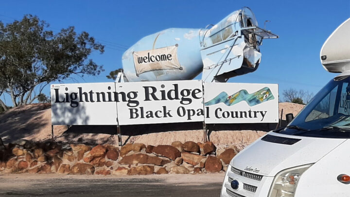 This grey nomad found a gem of a town where locals live and breathe opals. Source: Patricia Strobel