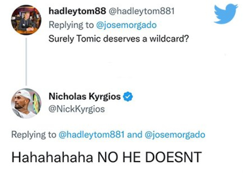 Twitter Kyrgios