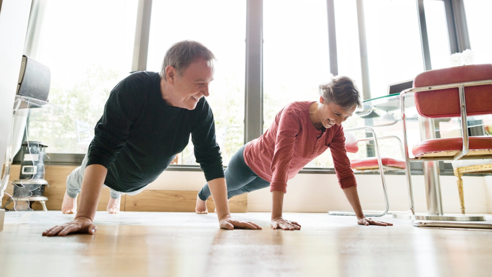 Keep fit at online home for over 60s