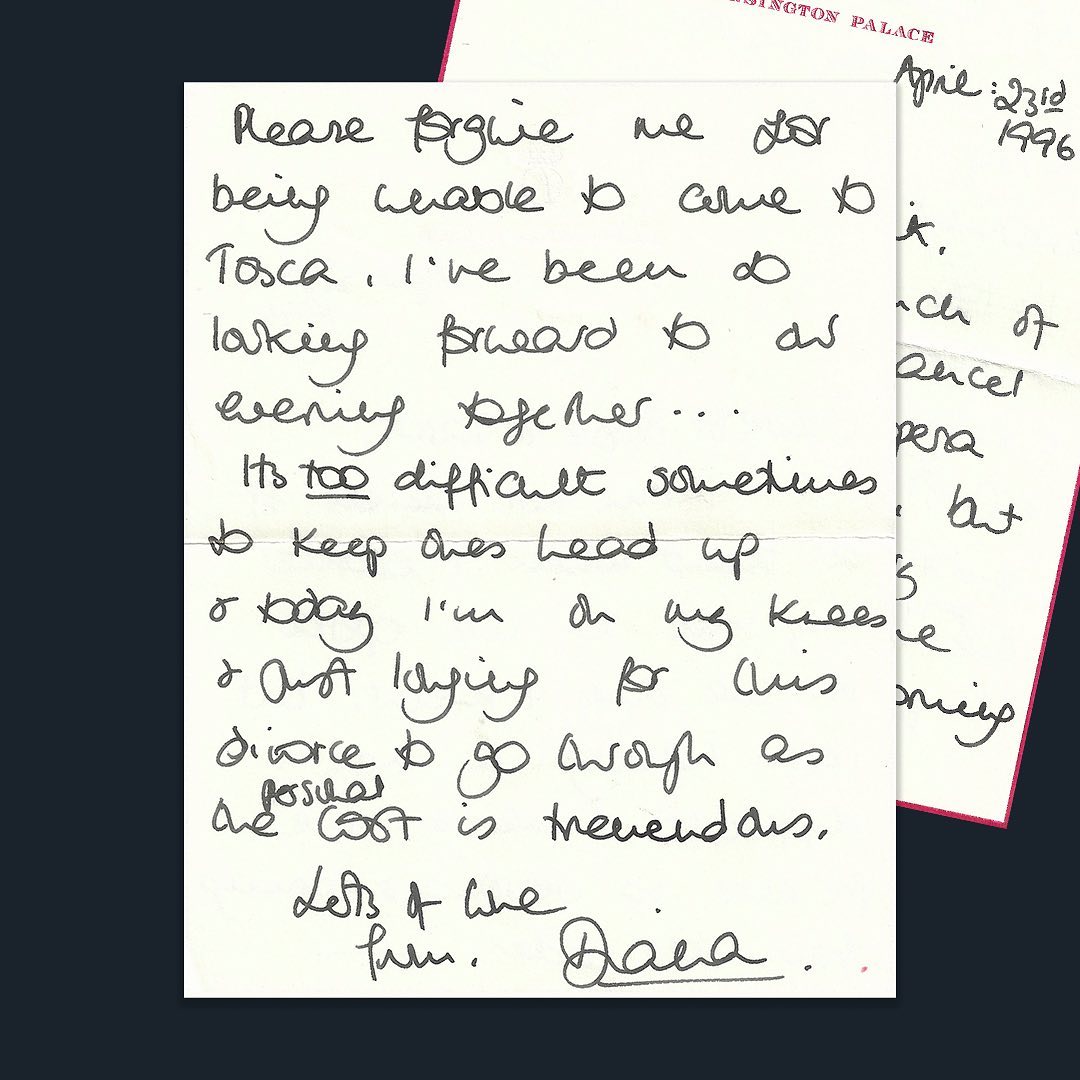 The heartbreaking final Christmas letter Princess Diana wrote Starts