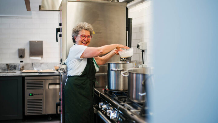 At 62, Lucia Di Luca has turned her love for cooking to a successful new career. Source: Image supplied