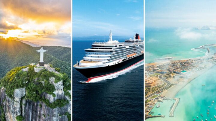 Check off your South American bucket list all in one trip with this incredible 78-night cruise with an elegant twist! Source: Supplied/Canva