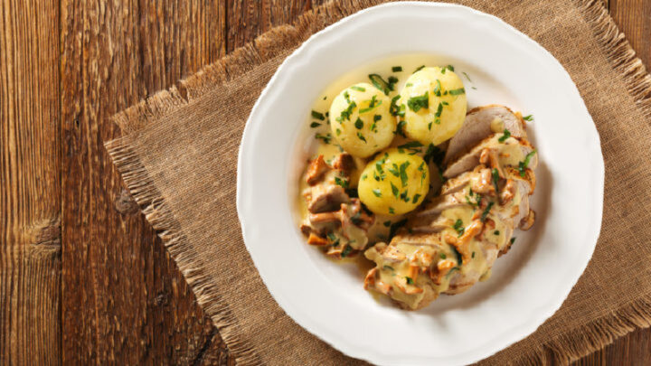 Tasty chicken with creamy Diane sauce - Starts at 60