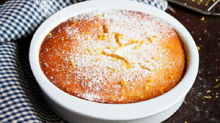 Mouthwatering lemon curd custard cake - Starts at 60