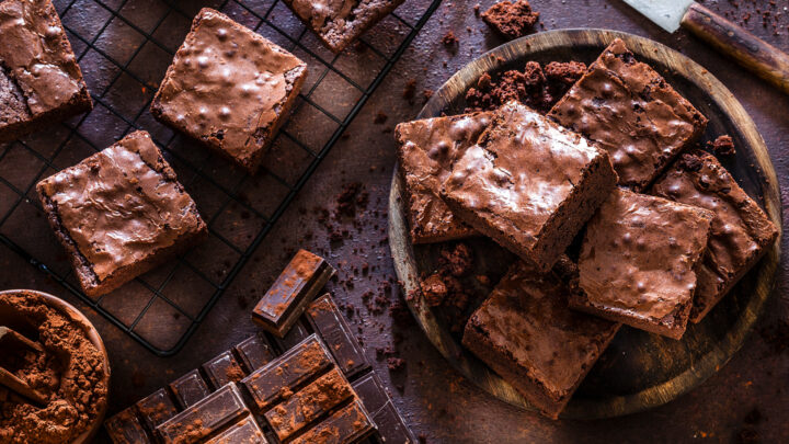 Lighter chocolate fudge brownies - Starts at 60