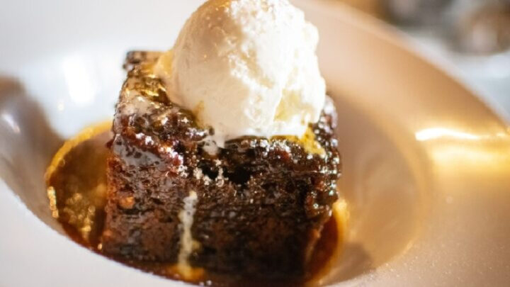 Lighter sticky date pudding - Starts at 60