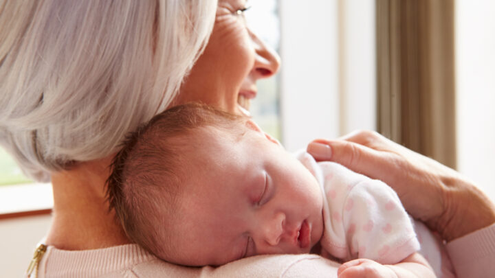 How did it feel to cradle your grandchild for the very first time? Source: Getty Images. 