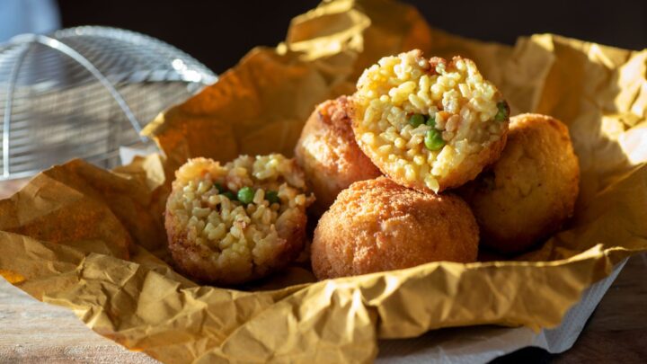 Easy homemade arancini balls - Starts at 60