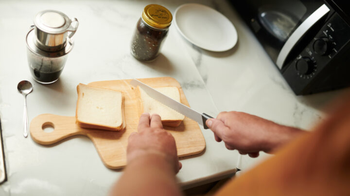 An unconventional sandwich cutting technique has triggered a frenzy among the online community. Source: Getty Images. 