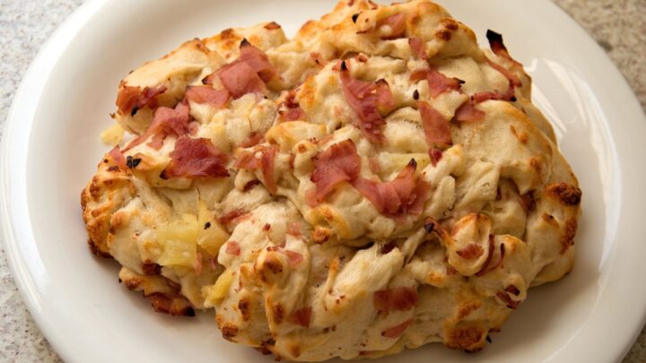 Mouthwatering bacon and cheese loaf - Starts at 60