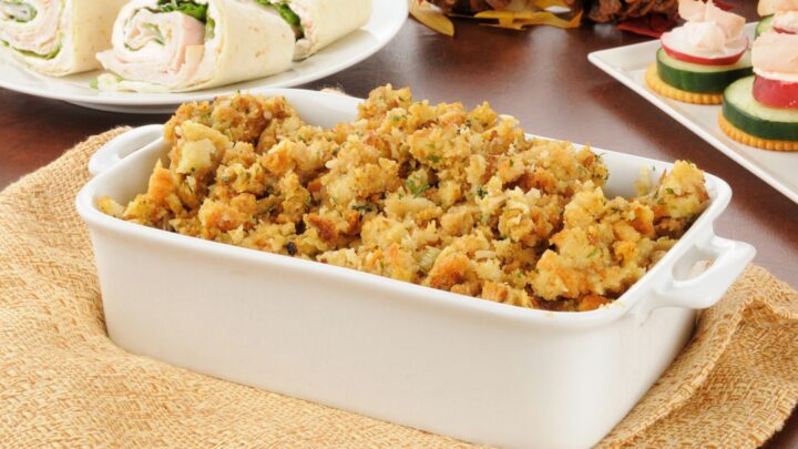An English twist on Christmas stuffing - Starts at 60