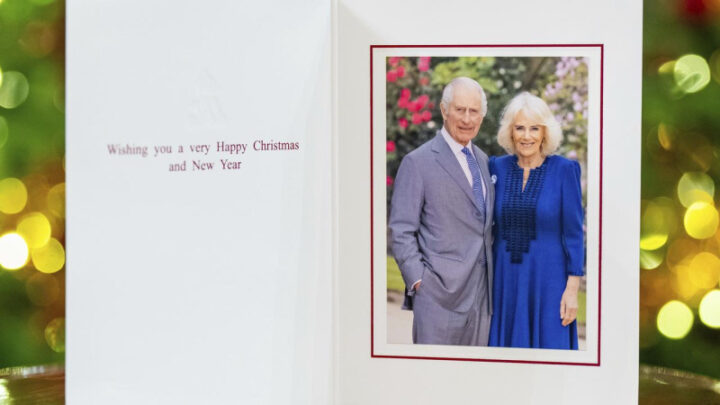 The royal Christmas card was met with an outpouring of admiration, with fans praising the "lovely image" and expressing their affection for the couple. Source: AP PHOTO. 