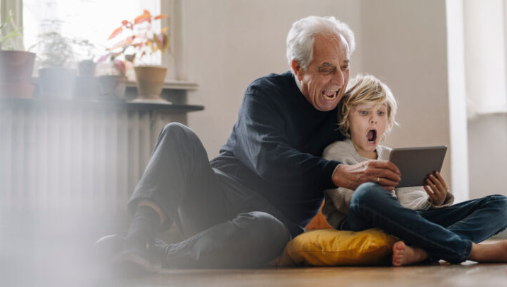 When a well-intentioned grandfather steps in for babysitting duties, the outcome is hilariously unforgettable. Source: Getty Images. 