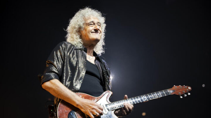 Brian May’s wife opens up about life after his stroke and their new life in the countryside. Source: AP PHOTO. 