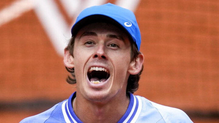 Australia's Alex De Minaur had plenty to cheer at Roland Garros last year but has a tough 2025 draw. Source: AP PHOTO. 
