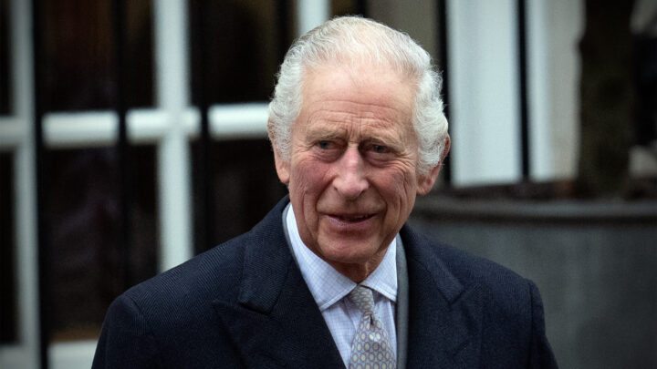 King Charles spoke to the D-Day veteran during the Ceremony of the Keys. Source: AP PHOTO. Source: Carl Court/ Getty Images. 
