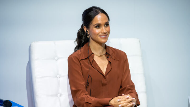 Meghan Markle reveals how she and Prince Harry are teaching Archie and Lilibet to appreciate what truly matters. Source: Diego Cuevas/ Getty Images. 