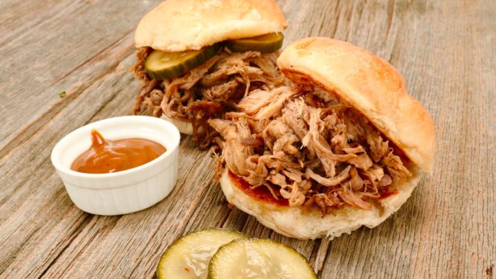 Slow cooker barbecue pulled pork - Starts at 60